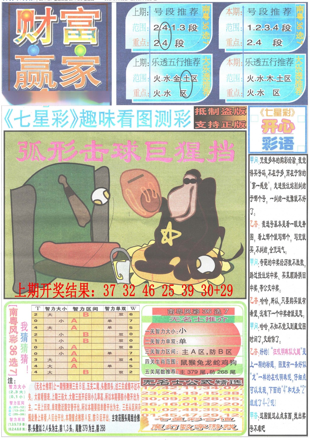 078期七星彩图(高清)[图]
