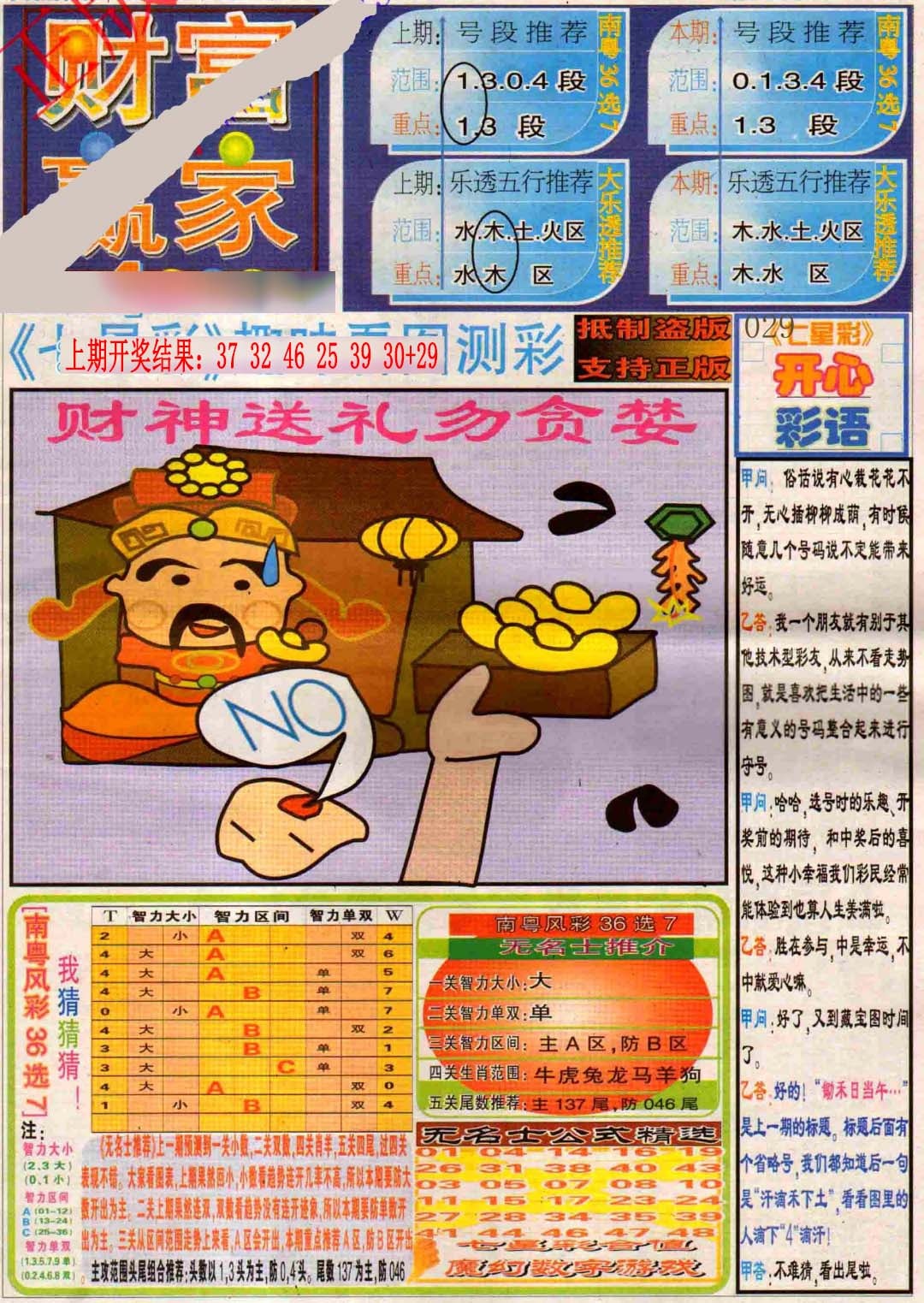 078期财富赢家（七星彩）[图]